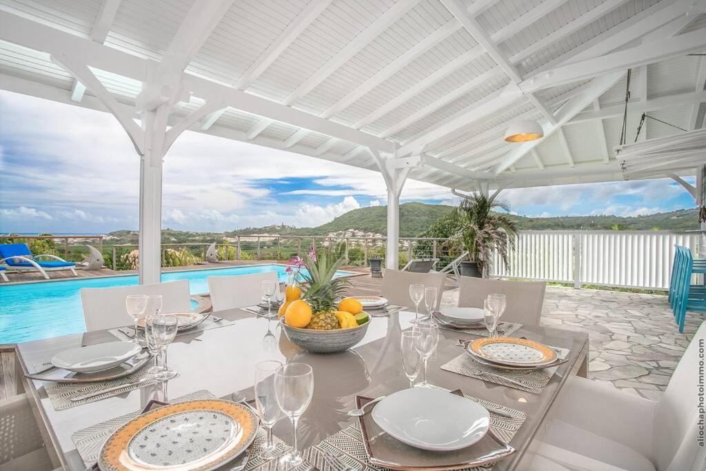 Luxueuse Villa Katleya, Vue Mer ル・ヴォクラン エクステリア 写真