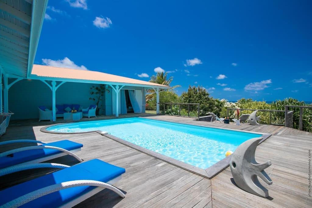 Luxueuse Villa Katleya, Vue Mer ル・ヴォクラン エクステリア 写真